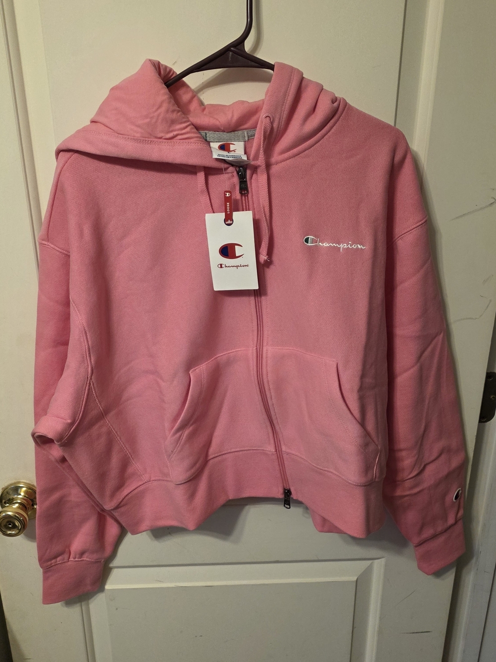 Champion Kids' Pink Zip-Up Hoodie Jacket